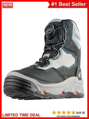 Korkers Darkhorse Wading Boots OmniTrax Interchangeable Sole System Boa M2 Fit